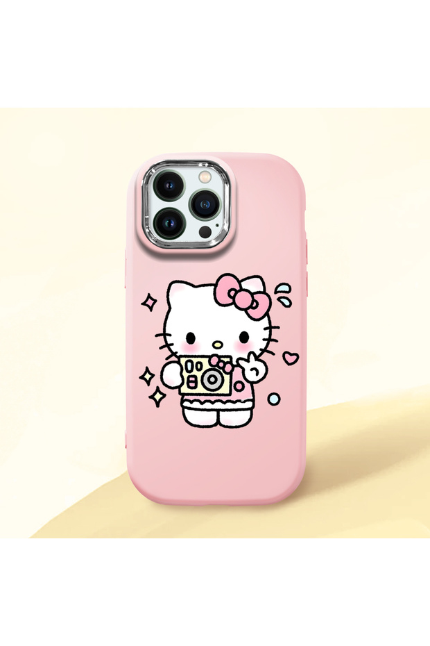 iPhone 13 Pro Compatible Sweet Cartoon Animal Motif Case, Shockproof for Everyday Use
