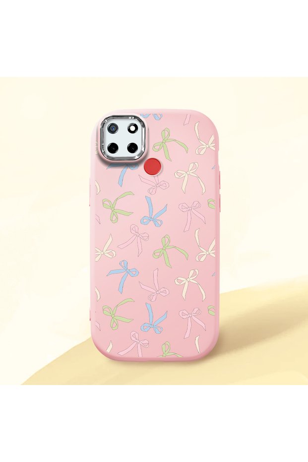 Realme C25/C25S Compatible Colorful Ribbon Printed Soft Silicone Case, Shock Absorption and Impact Protection