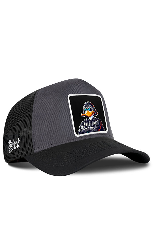 Duckside Logo Black-Anthracite Trucker Hat