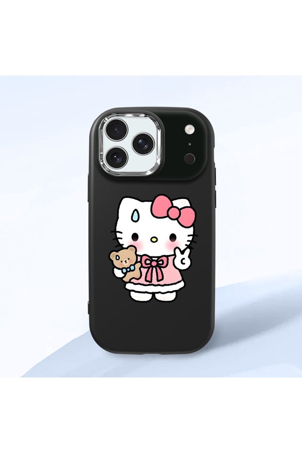 iPhone 17 Pro Max Compatible Sweet Cartoon Animal Motif Case, Daily Use