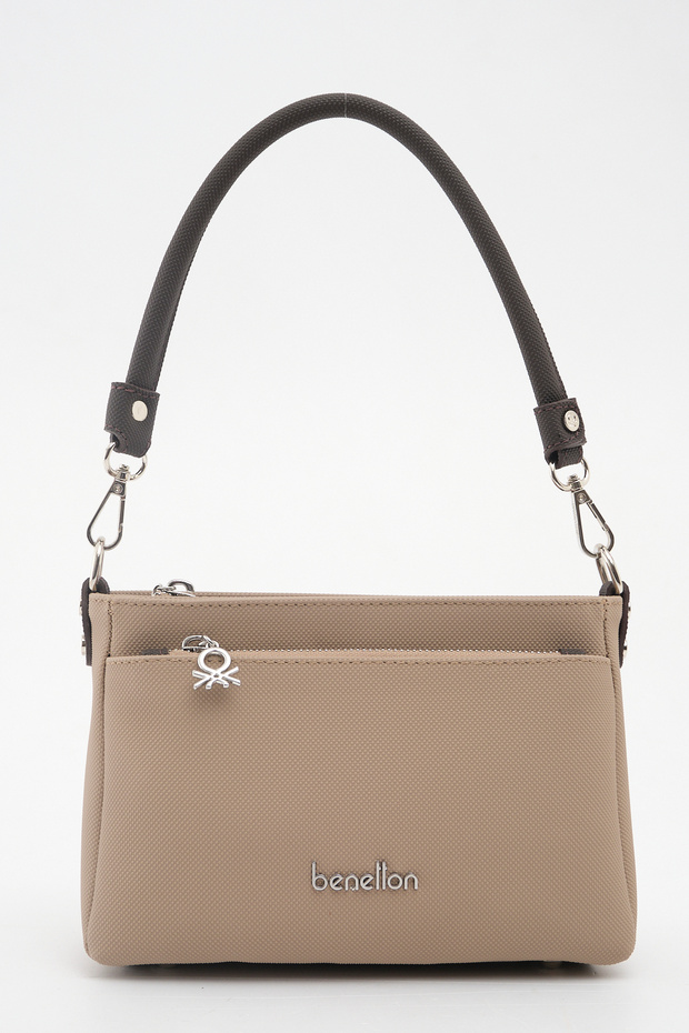 Benetton Women's Shoulder Bag Mink-Brown Bnt1921