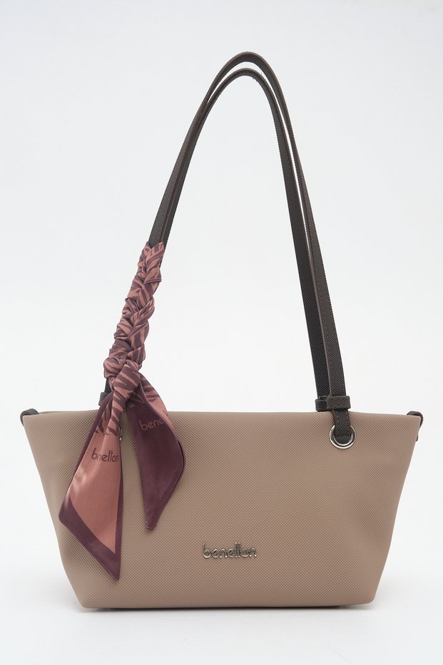 Benetton Women's Shoulder Bag Mink-Brown Bnt1940