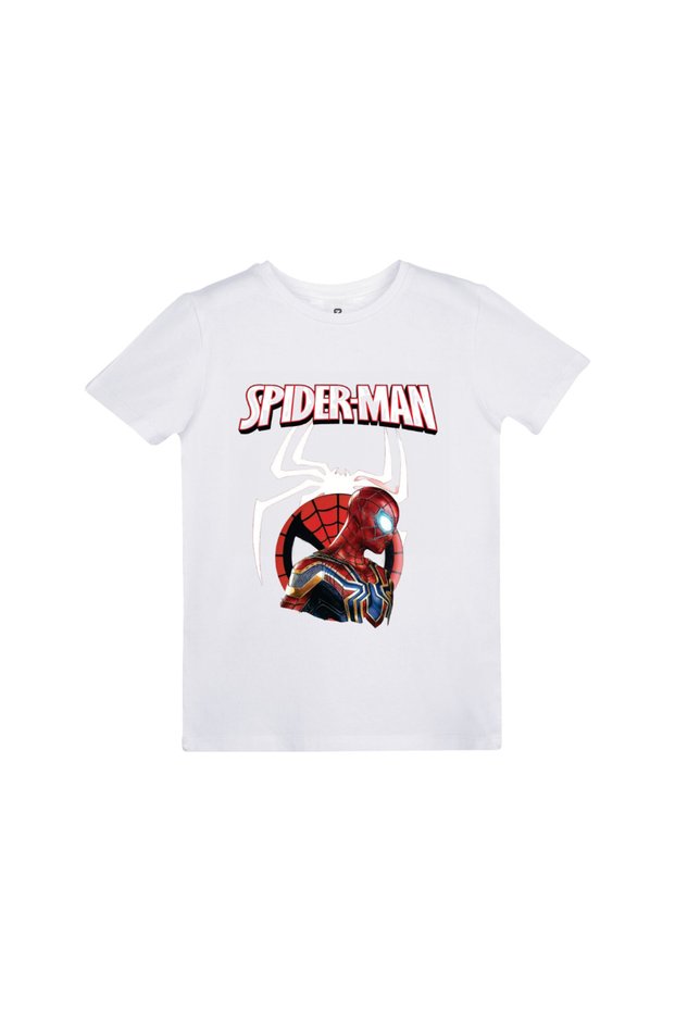 Spider-Man Themed Printed Children's T-Shirt