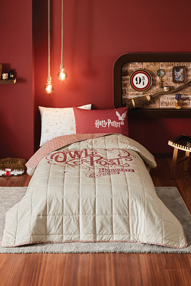 Harry Potter Owl Post Single Sleeping Set - Red