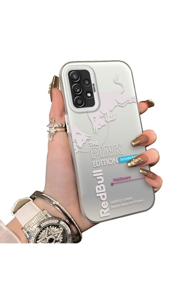 Samsung Galaxy A52/A52S Compatible Hard Acrylic Back Silicone Edge Lens Protection Stylish Print Case