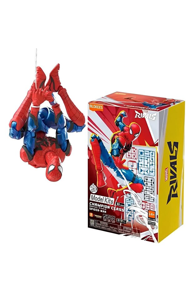 Spider-Man Figure Building Set 14.7 cm | 8+ Years Old | 83 Pieces | Fine Motor and Visual Focus