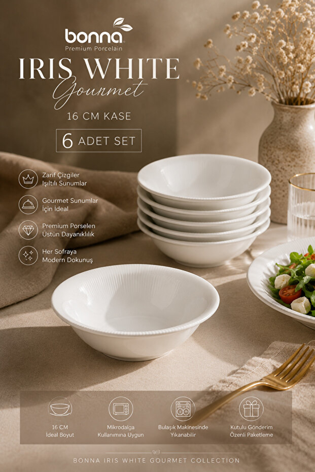 Bowl - White - 6