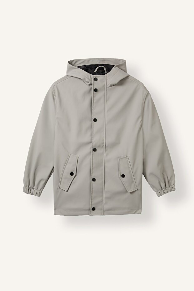 Hooded Taffeta Raincoat for Boys G9762A826Au