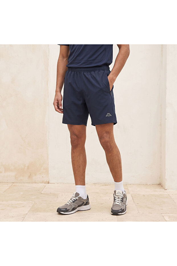 SHORTS WITH MESH ACCENT