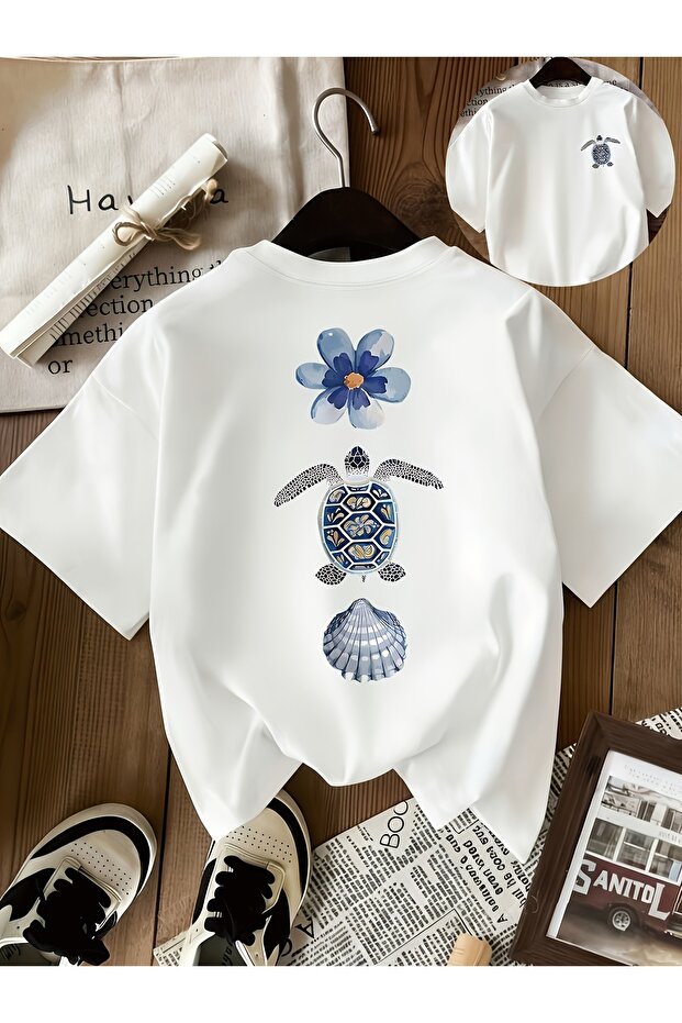 Unisex Sea Turtle Printed Design Tshirt