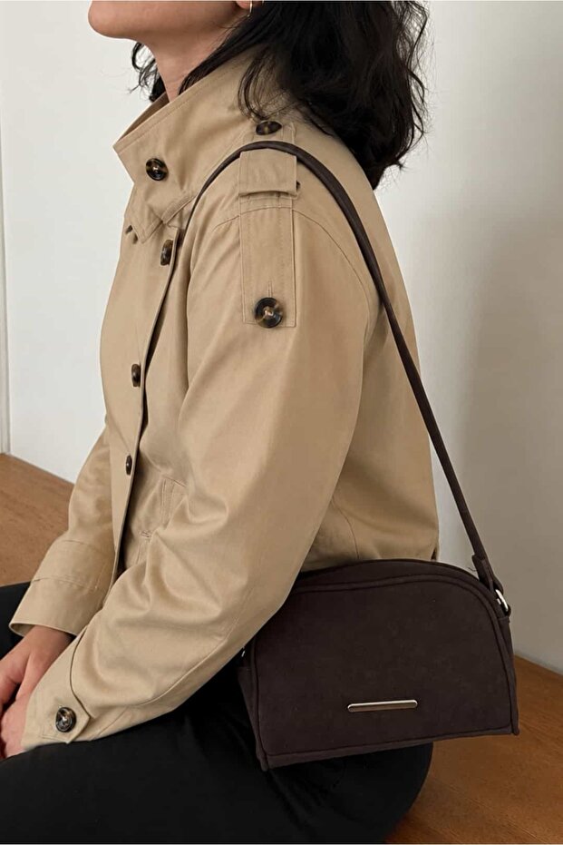 Suede Lisbon Adjustable Long Strap Zippered Cross-Use Mini Shoulder Bag