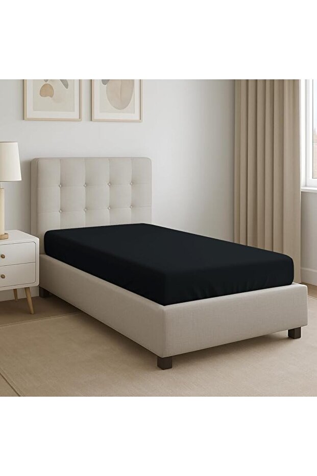 Bisona 100% Cotton Single Bed Sheet, 90X200 Cm, White, Quantity