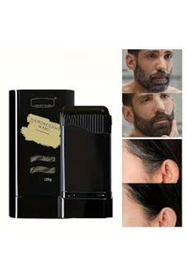 Long-Lasting Hairdressing Wand 20g – Brownish Black Hair Touch-Up & Gray Hair Covering Brush