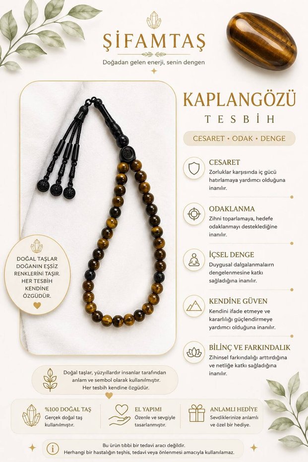 Turtle Eye Natural Stone Rosary