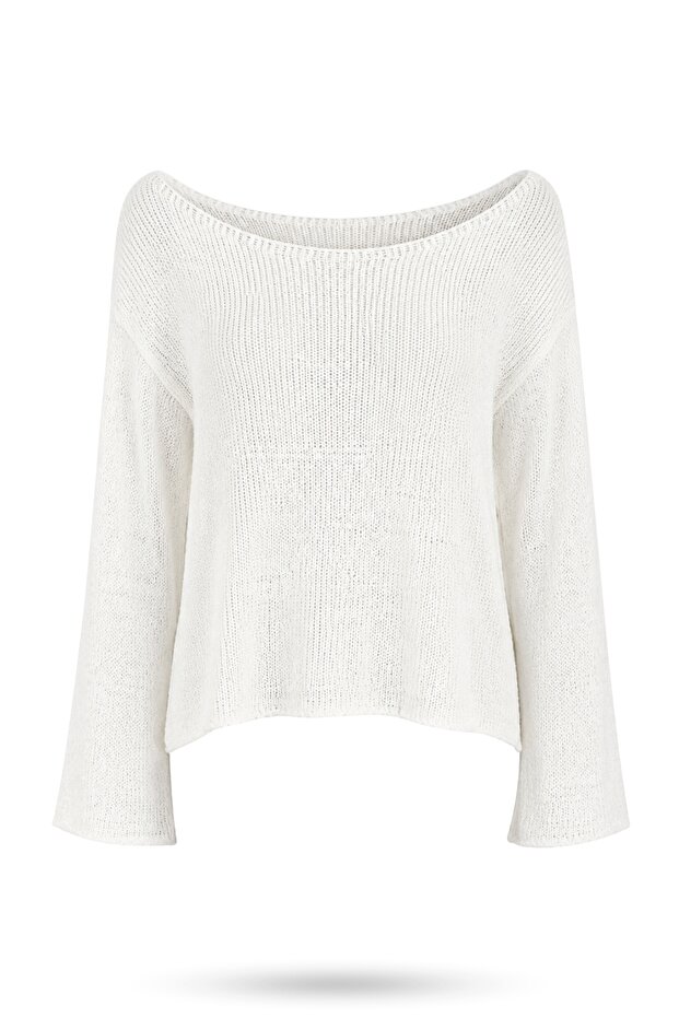 Sweaters - Ecru - Regular fit