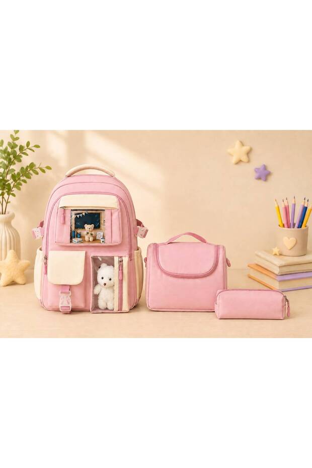 İLK OKUL KORE MODELİ ÇANTA