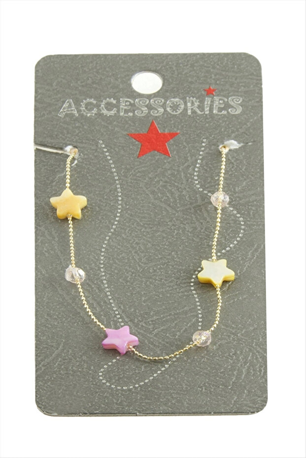 Yıldız Glass Stone Anklet