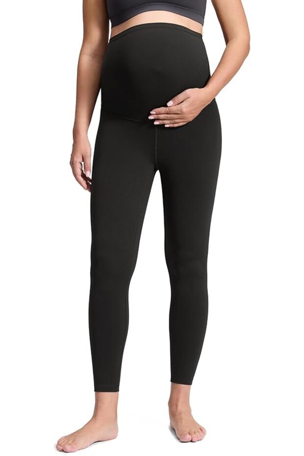 Patrolux Leggings for Pregnant Women with High Waist Above the Belly, Soft Sportswear for Workout, Yoga and