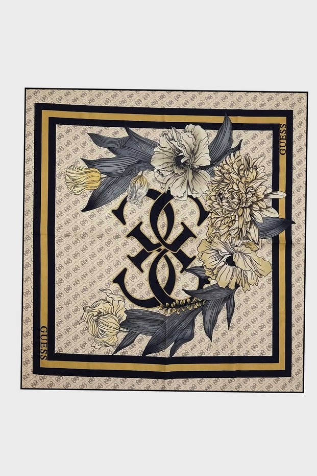 Square 90 X 90 cm Silk Scarf Aw5729Sil90 Women's Scarf Aw5729 Sil90 Off