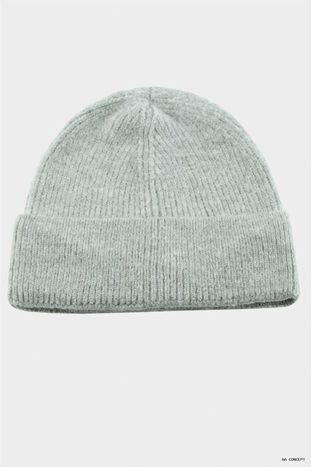 CONCEPTA Colorful Knit Beanie (233154) Gray