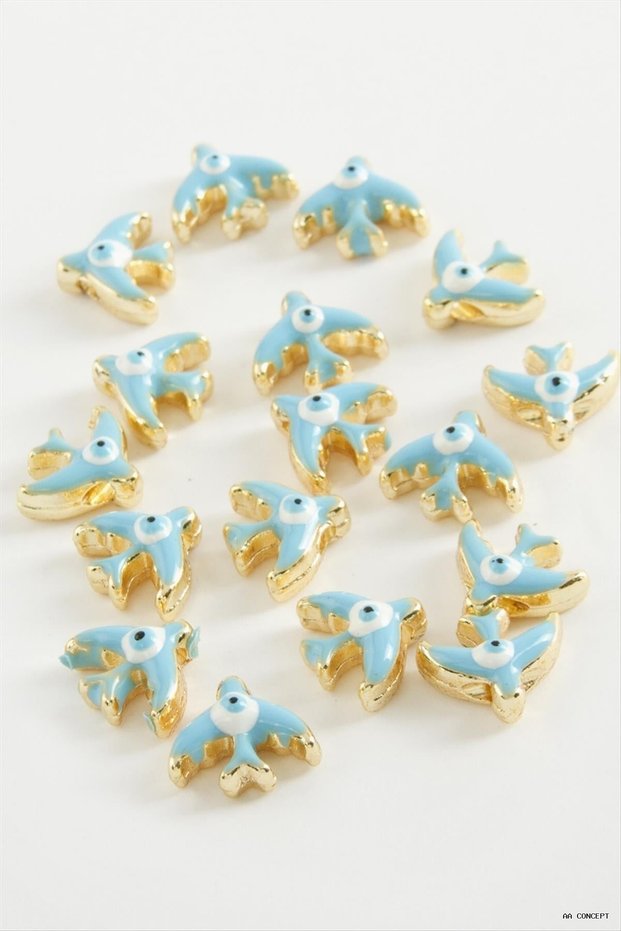 Concepta Phoenix Enamel Bracelet and Pendant Horse 1 (10133) Piece Blue