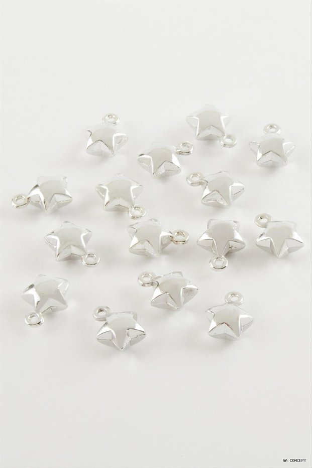 CONCEPTA Star Pendant with Horse Design, 1 Piece (13535), Silver Color