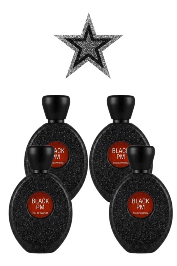 4 قطع سوداء Pm Perfume 100ML