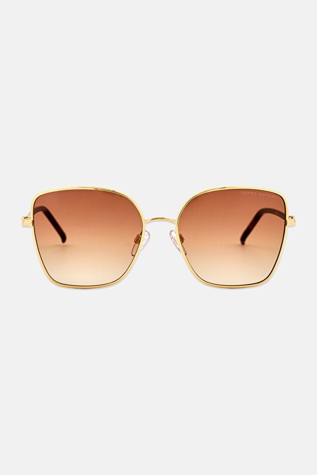 Women TH 2337/S Butterfly Sunglasses, Rose Gold
