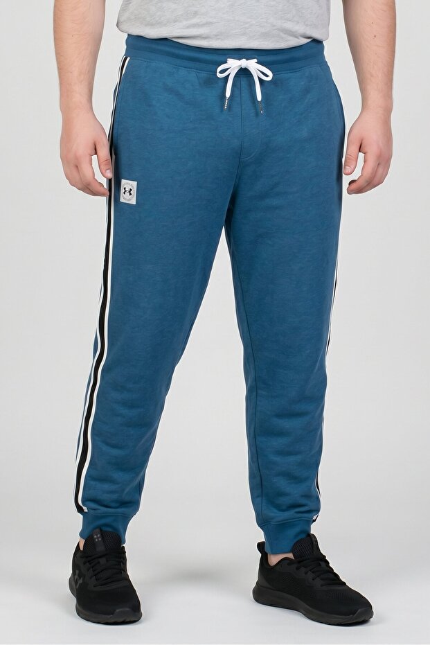 Men Loose Fit Outdoor Sweatpants, Slate Blue