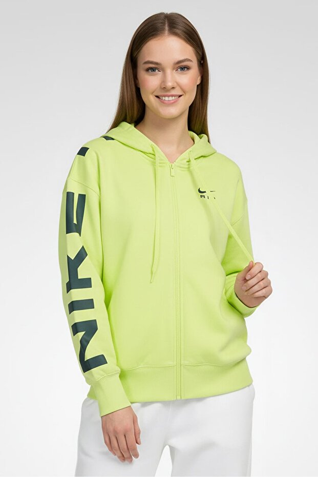 Women Oversized Fit Long Sleeve Training Hoodie, Green