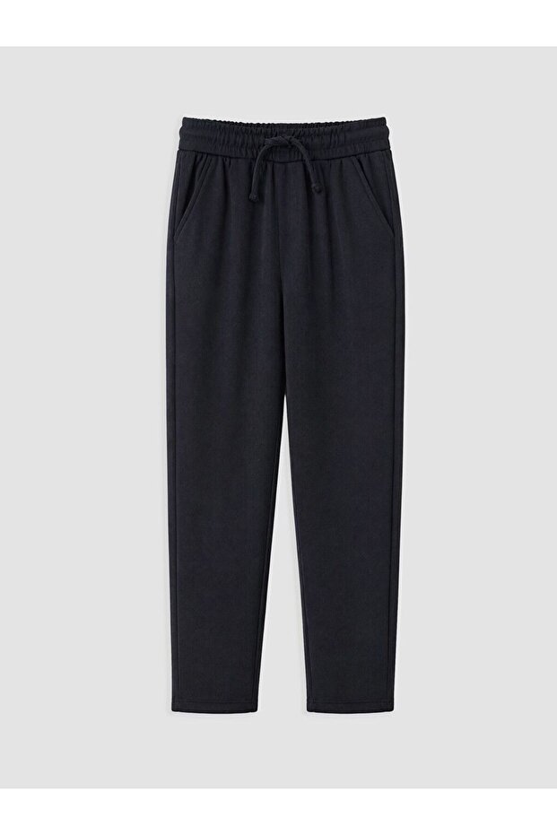 Navy Blue Regular Fit Boys' Trousers