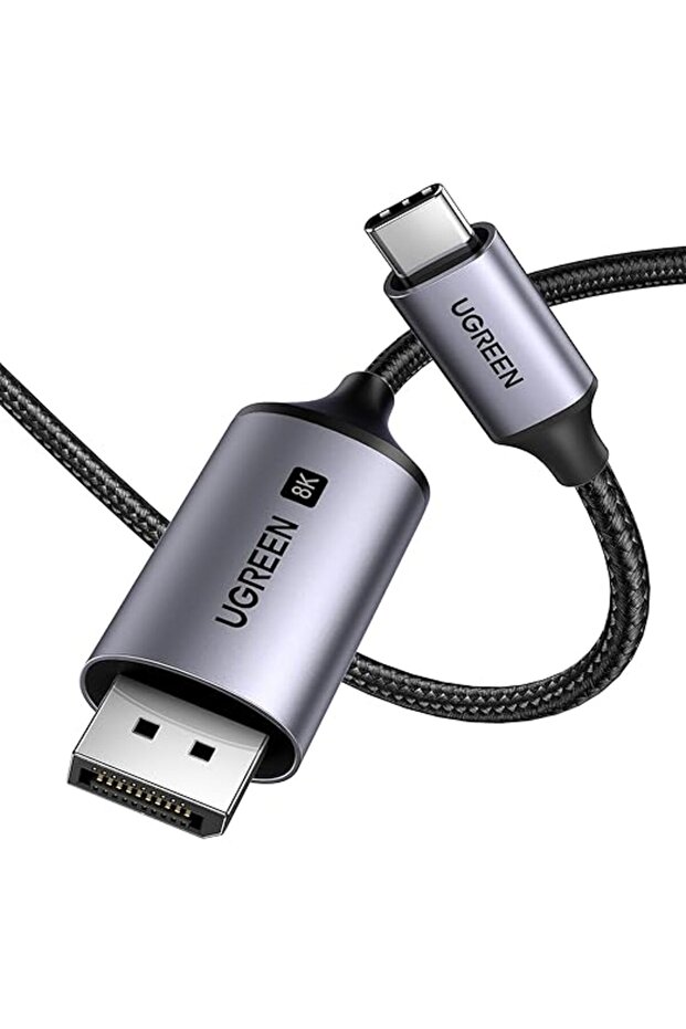 يوجرين كابل 8K USB C الى منفذ عرض ثاندربولت 3/4 الى DP لايفون 17 بطول 1 متر
