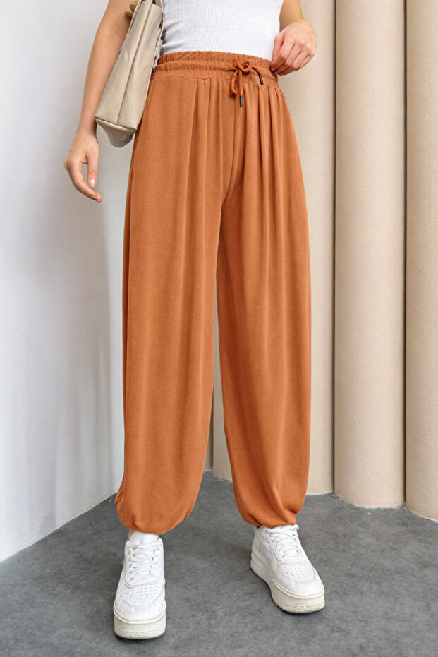 Women's Stirrup Model Comfortable Cut Modal Shalwar 6002 Tile - Premium Series