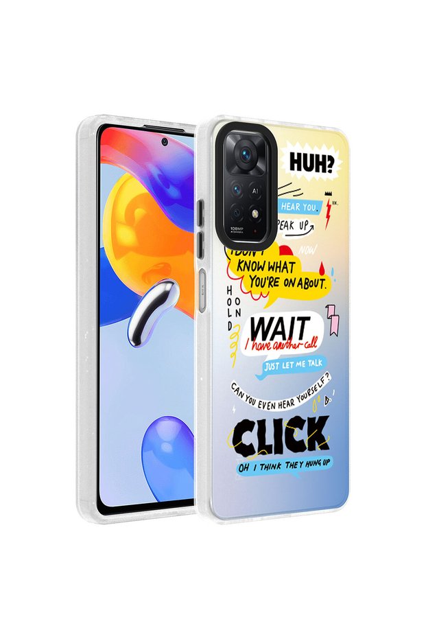 Xiaomi Redmi Note 12 Pro 4g Case Vibe Patterned Camera Raised Matte Anti-Fingerprint Silicone