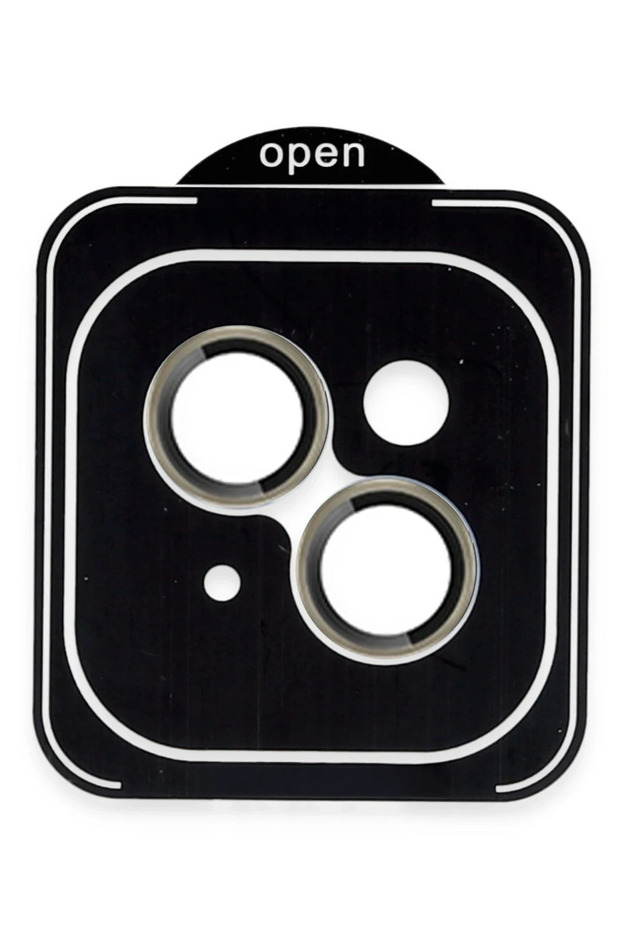 Pvd Metal Camera Lens Compatible with iPhone 13 - Natural Grey
