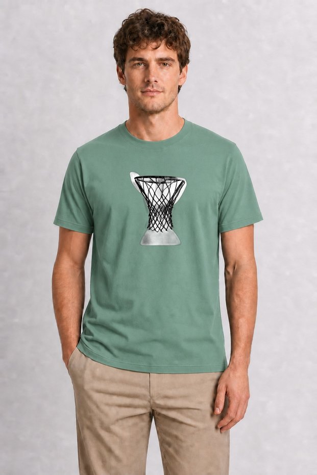 Men's Street Basketball Network Design - Green