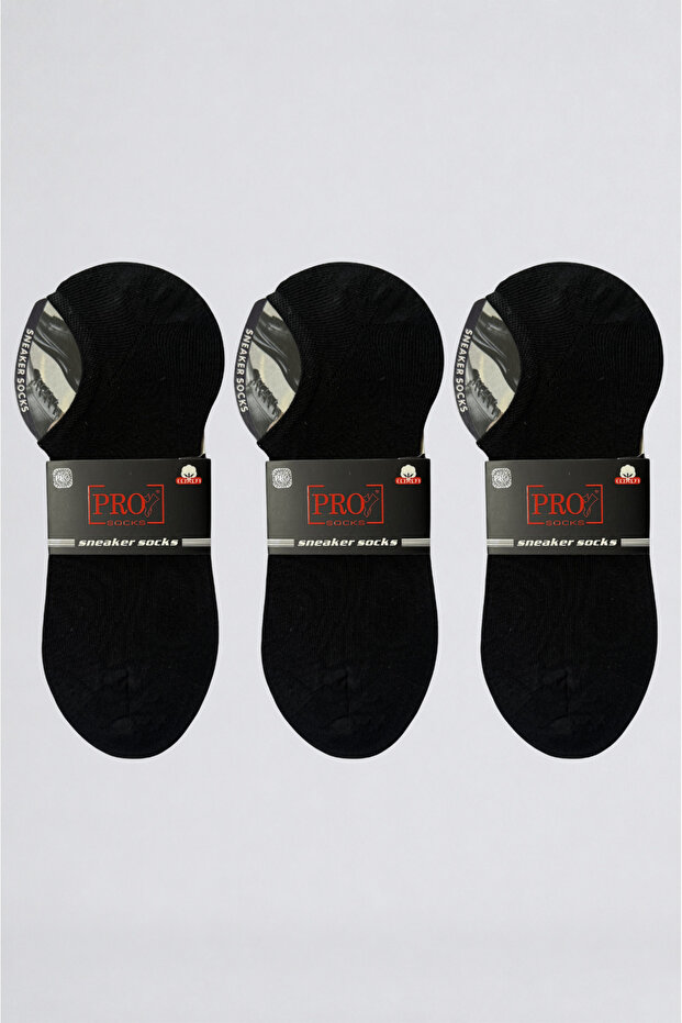 Akumarin Cotton Sneakers 3-Piece Comfortable Daily Socks