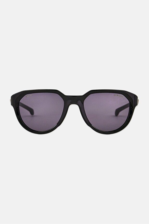 Men 207601FTT54QT Round Sunglasses, Black