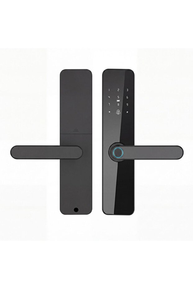 Alex Left Smart Lock, Black, Aluminium, Aluminum + Military Grade Micro-Chip