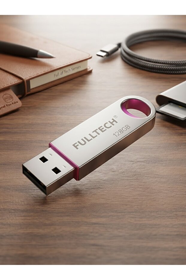 Aura Akse 128 Gb Metallic USB Flash Memory - High Speed Flash Drive (Fast Data Transfer)