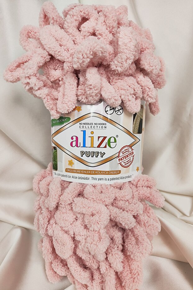 Puffy Powder Hand Knitting Yarn 100Gr. 9Mt. (Pack of 5) - Color: 161