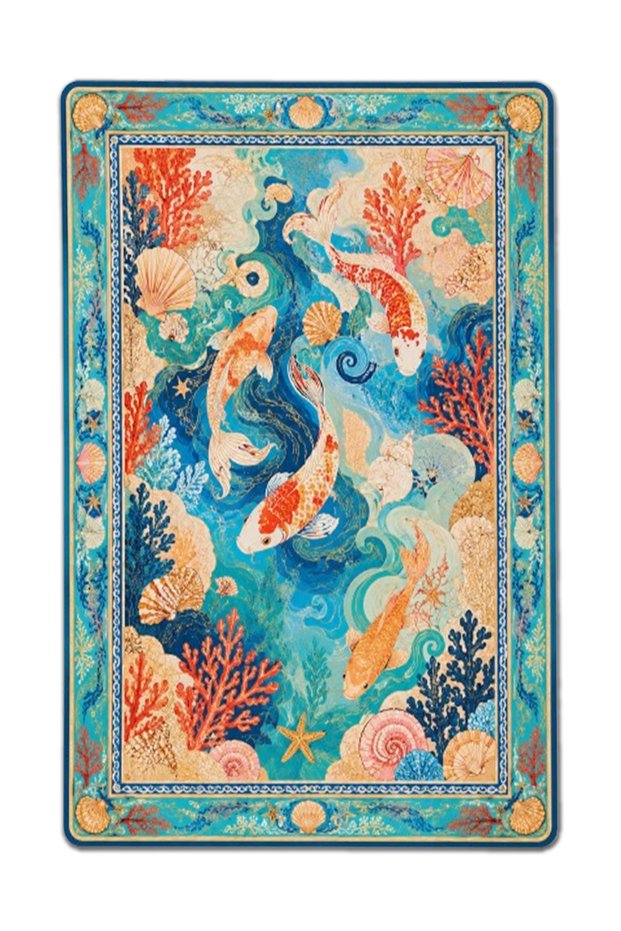 Sdt Traditional Patterned Modern Woven Base Decorative Carpet Sdtamor5247