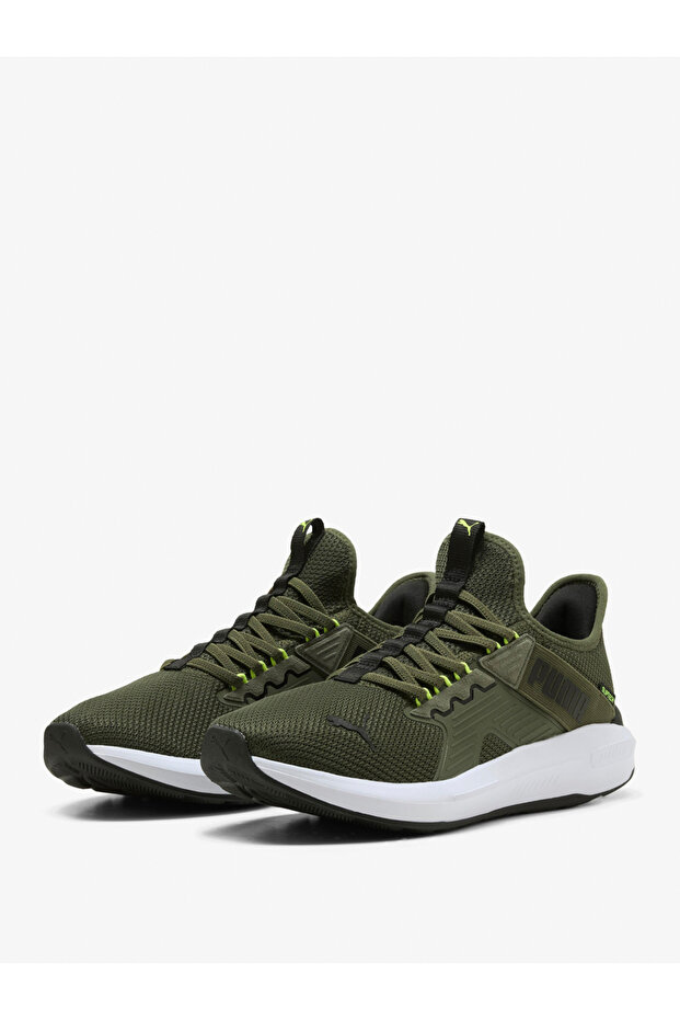 Olive Softride Enzo 5 Slip Tech Running Shoes