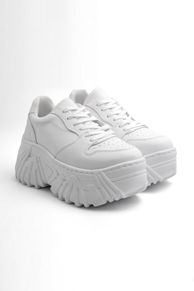 Sp159 High Sole Lace-Up Sports Shoes