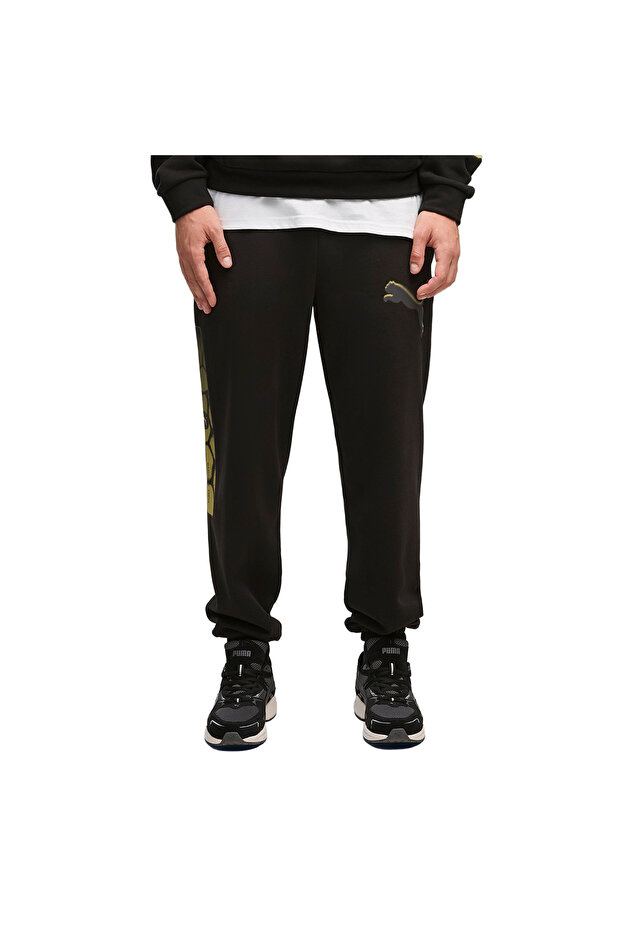 Sport Street Relaxed Men's Black Casual Style Sweatpants 69431901