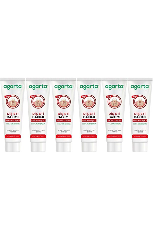 Natural Full Protection Toothpaste 90 ml Gum Care & Anti-Plaque (Set of 6)