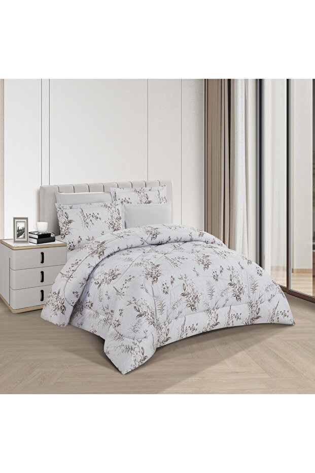 Floral Reversible Comforter King Set