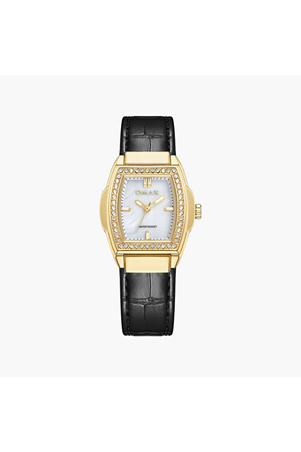 Women's Analog Rectangular 30 MM Strap Buckle Watch | SQ-CSL002G32I3