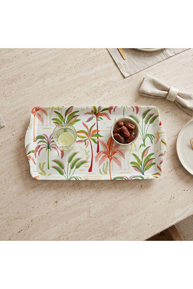 Palm Print Serving Tray