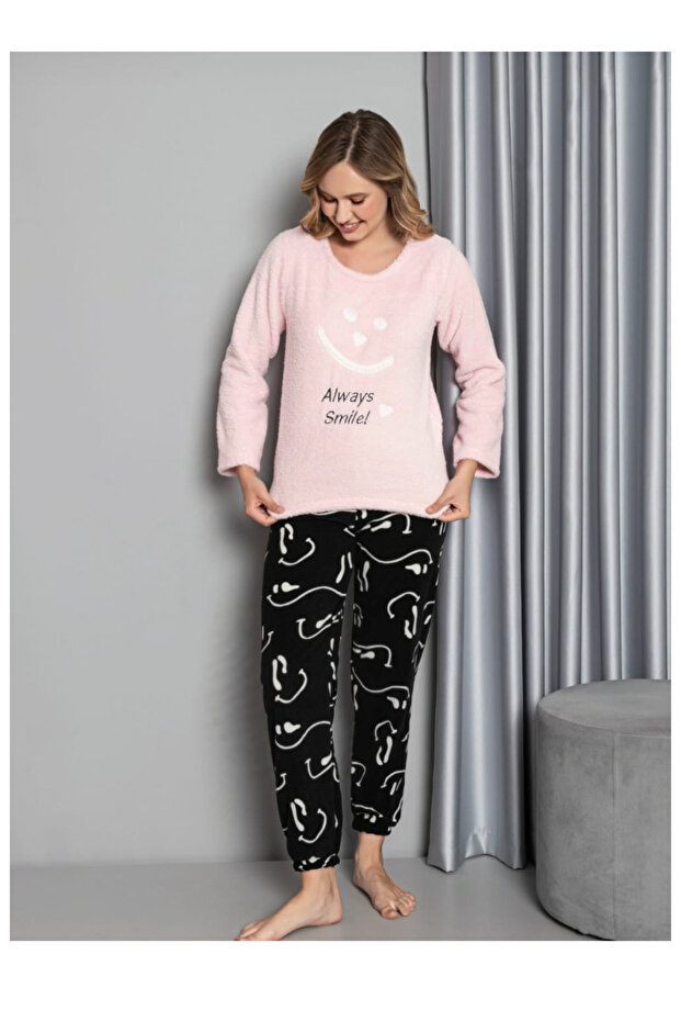 Wellsoft Cute Pajama Set Top and Bottom